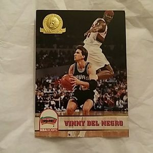 Vinny De Negro "Spurs Classic" Basketball Card.